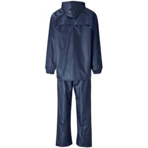 Weather Polyester/PVC Rainsuit – Navy