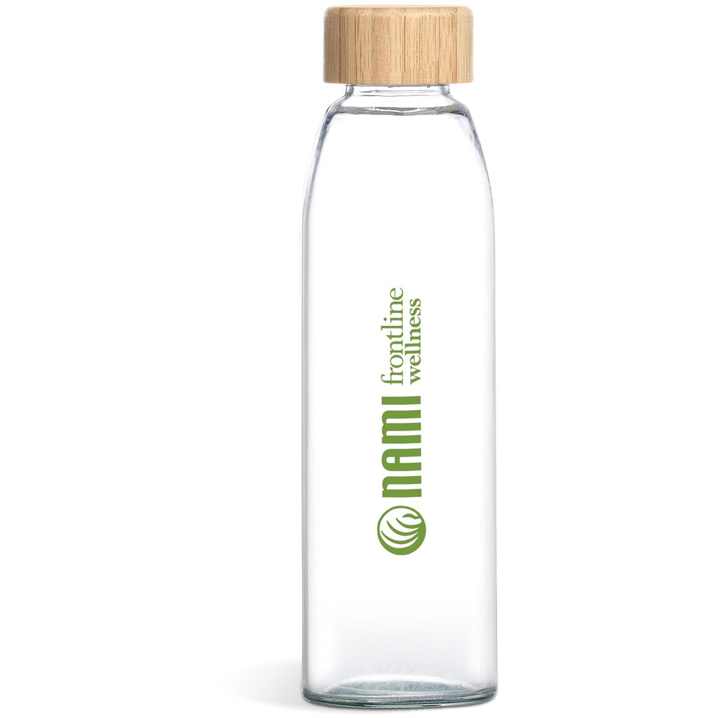 Okiyo Wabi-Sabi Glass Water Bottle - 500ml - Image 2