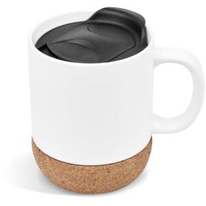 Serendipio Sienna Cork & Ceramic Sublimation Coffee Mug – 340ml