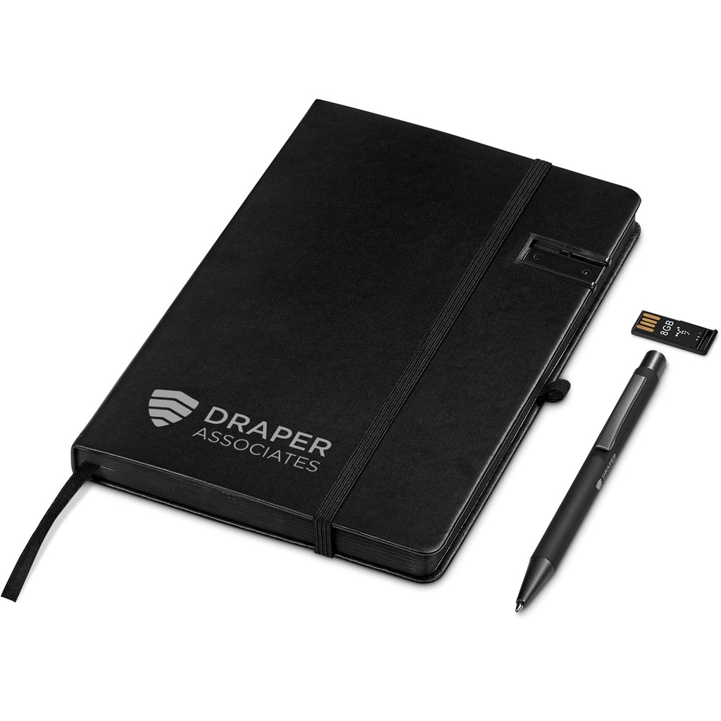 Altitude Billenium Flash Drive Notebook & Pen Set - 8GB - Image 2