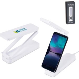 Swiss Cougar Gothenburg Desk Light & Phone Stand – Solid White