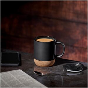 Serendipio Sienna Cork & Ceramic Coffee Mug – 340ml