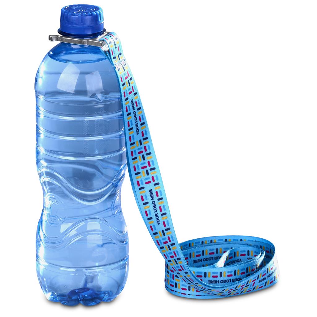 Altitude Aqua Double-Sided Crossbody Bottle Lanyard - Sample - Image 2