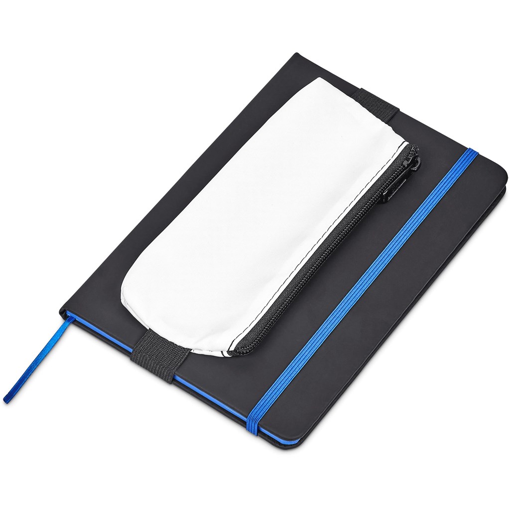 Pre-Production Sample Hoppla Lagoon Polyester Pencil Case To Fit Over An A5 Notebook - Image 2