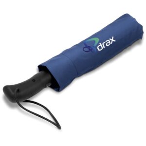 Whimsical Auto-Open Compact Umbrella – Navy